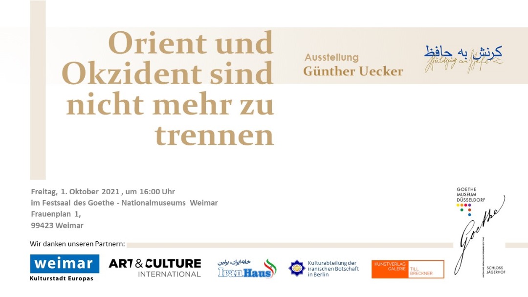 Ausstellung „Orient und Okzident sind nicht mehr zu trennen“ in Weimar