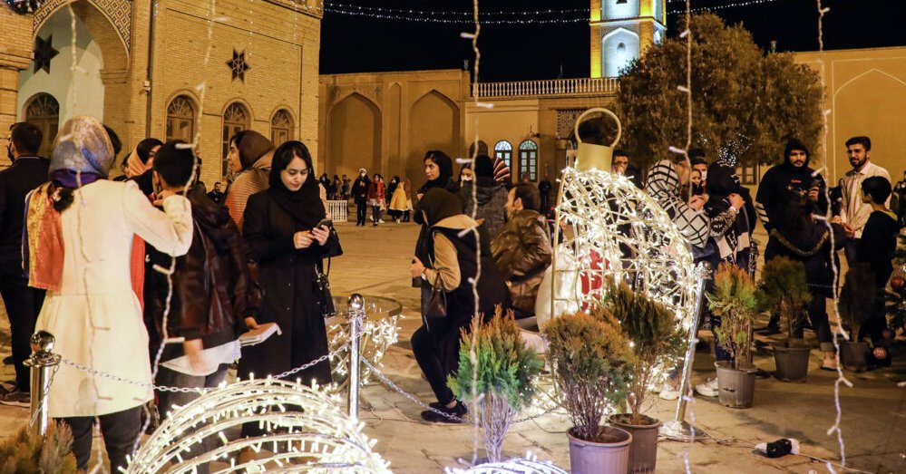 Neujahrsfeiern an der Isfahaner Vank Kathedrale