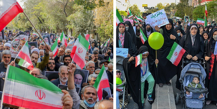 Iran vereint sich gegen die Unruhestifter