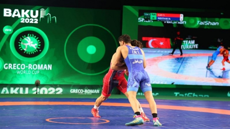 Iranisches Ringerteam im griechisch-römischen Stil wird Weltmeister