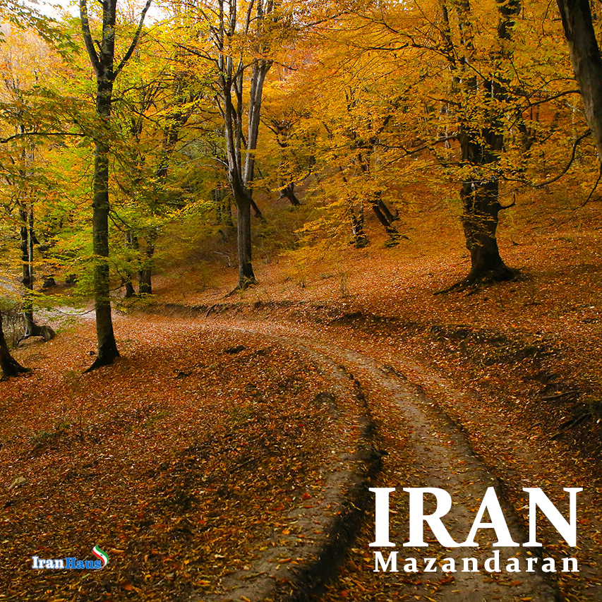 Farbenträchtiger Herbst in Mazandaran