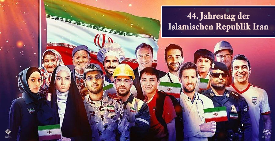 Feierlichkeiten zum 44. Jahrestag des Sieges der Islamischen Revolution in Iran