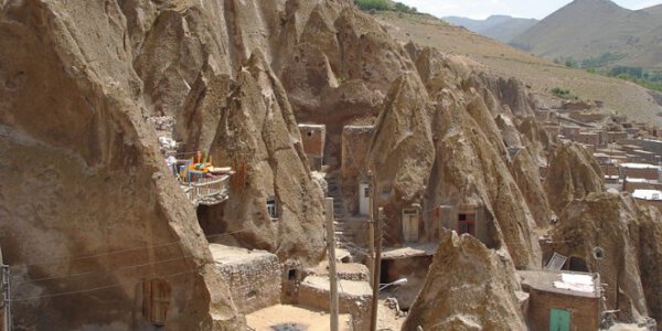 Kandovan; ein Felsendorf in Ost-Aserbaidschan