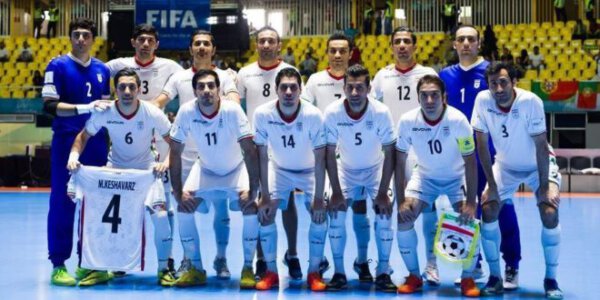 Das iranische Futsal-Team belegt den ersten Platz in Asien