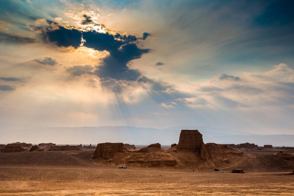 Kermans Kalut Schahdad, das heißeste Wüstenland der Erde
