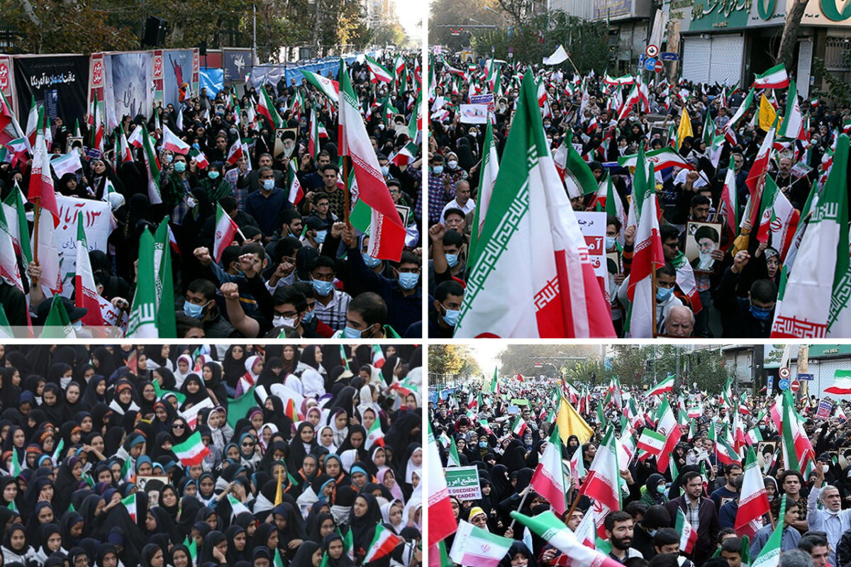 Der landesweite Marsch am 4. November 2022 findet in iranischen Städten statt