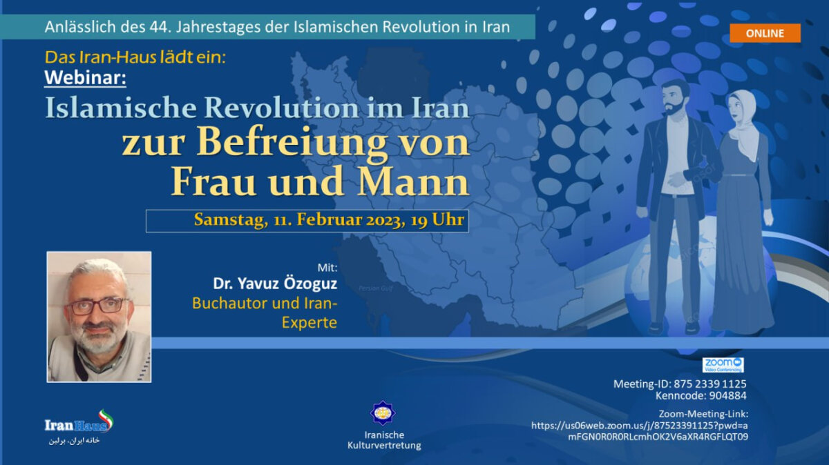 Webinar: Islamische Revolution im Iran zur Befreiung von Frau und Mann