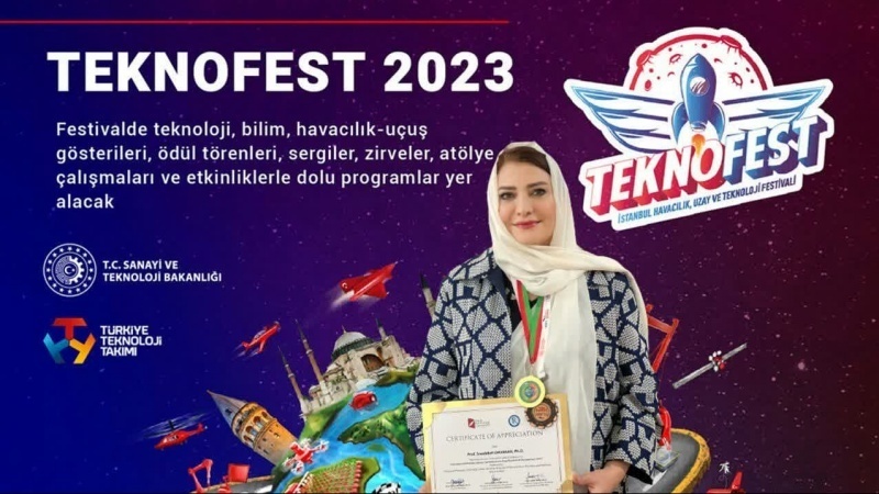 Gold für iranische Wissenschaftlerin beim Int. Erfinderfestival 2023