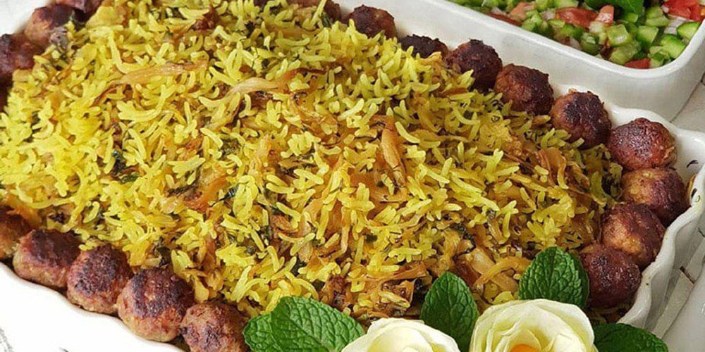 Kalam Polo Schirazi – Safran-Reis mit Kohlrabi