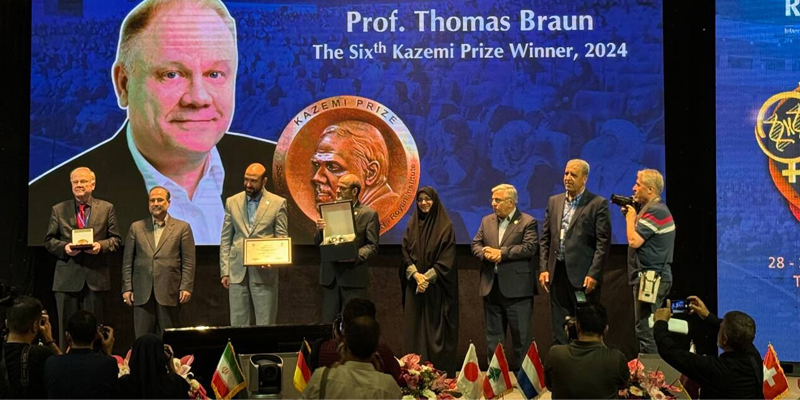 „Thomas Braun“ gewinnt den 6. Internationalen Dr. Kazemi Preis