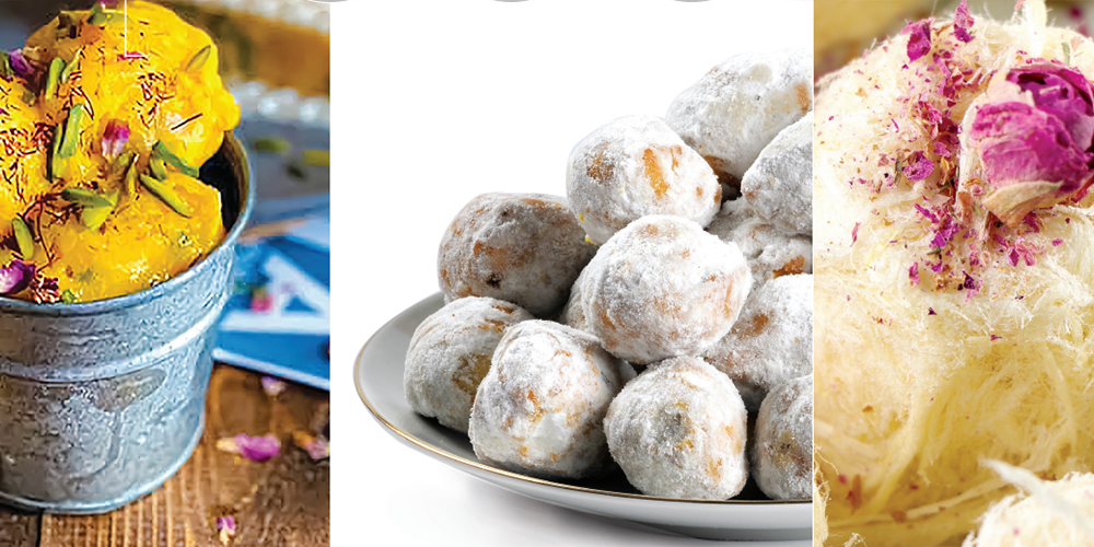 Vielfalt der iranischen Süßigkeiten und Desserts