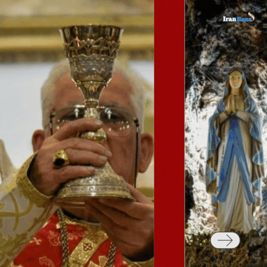 Weihnachtsfeiern in Kirchen in Teheran