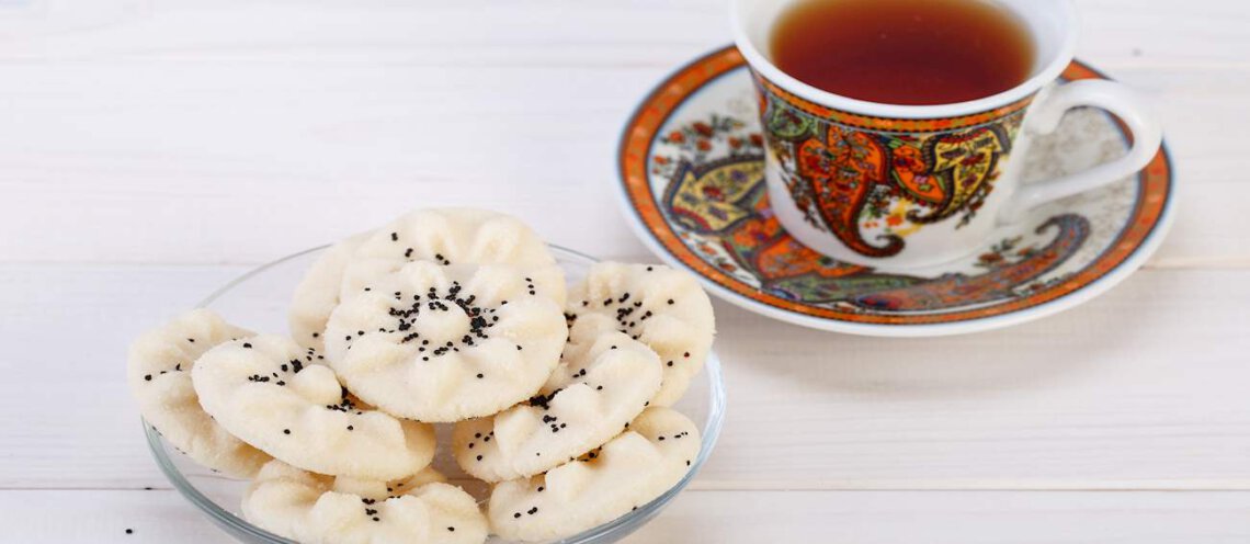 Naan-Berendschi, Iranische Reiskekse
