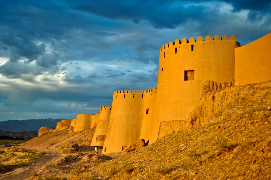 Die historische Burg Belqeys im Norden von Chorasan