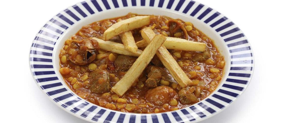 Khoresch Gheimeh – iranischer Erbseneintopf