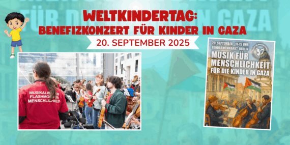 Weltkindertag – Benefizkonzert für Kinder in Gaza