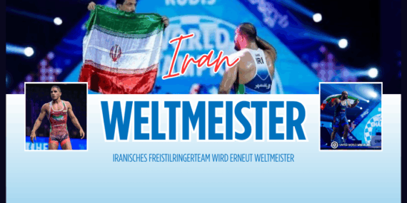 Iranisches Freistilringerteam wird erneut Weltmeister