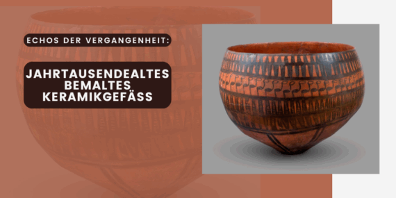 Echos der Vergangenheit: Jahrtausendealtes bemaltes Keramikgefäß