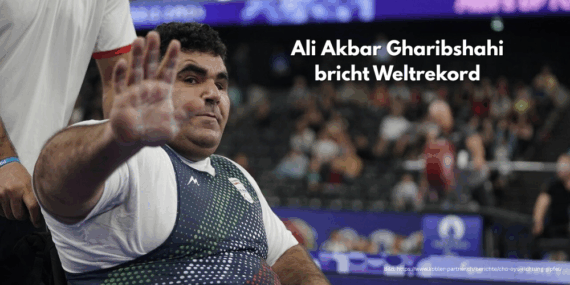 Ali Akbar Gharibshahi bricht Weltrekord im Para-Powerlifting