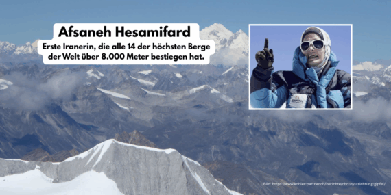 Iranerin Hesamifard tritt dem Achttausender-Club bei