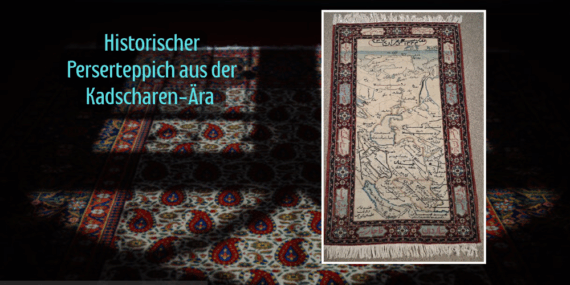 Historischer Perserteppich aus der Kadscharen-Ära in Teheran enthüllt