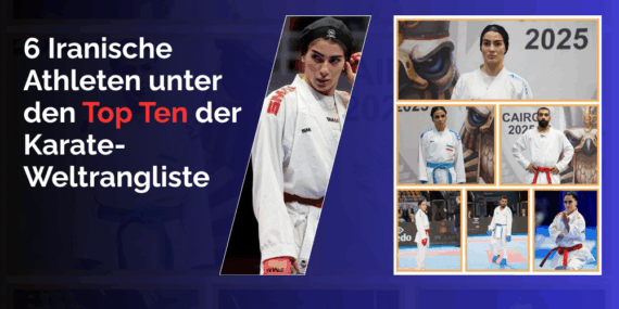 Sechs iranische Athleten unter den Top Ten der Karate-Weltrangliste