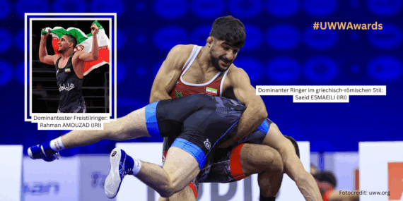 Saeid Esmaili und Rahman Amouzad zu besten Ringern des Jahres gekürt