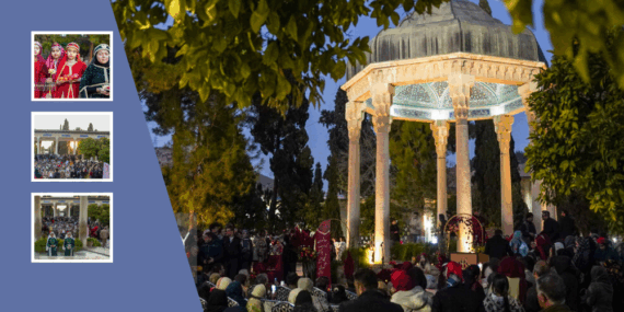 Yalda-Nacht am Schrein von Hafis