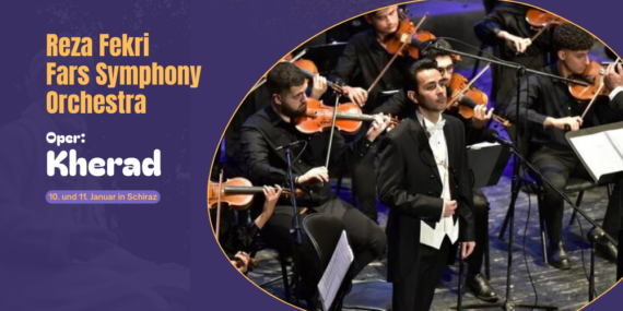Reza Fekri und Fars Symphony Orchestra in Schiraz